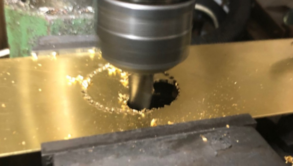 then centre milled out