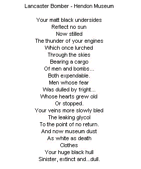 Lancaster Bomber - Hendon Museum